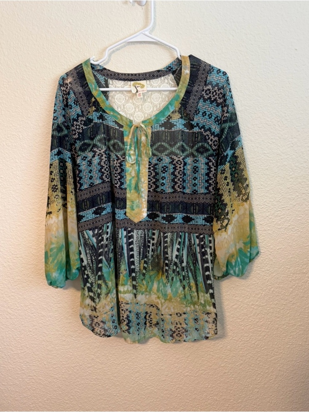 Anthropologie Fig and Flower Blouse